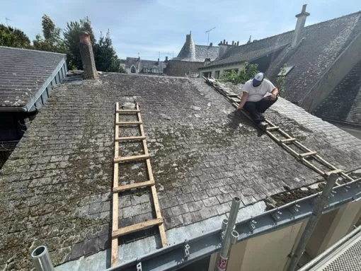 Réalisation d'une couverture complète de maison à Hennebont, Quimperlé, Jenback & Co