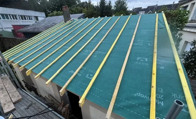 Réalisation d'une couverture complète de maison à Hennebont, Quimperlé, Jenback & Co